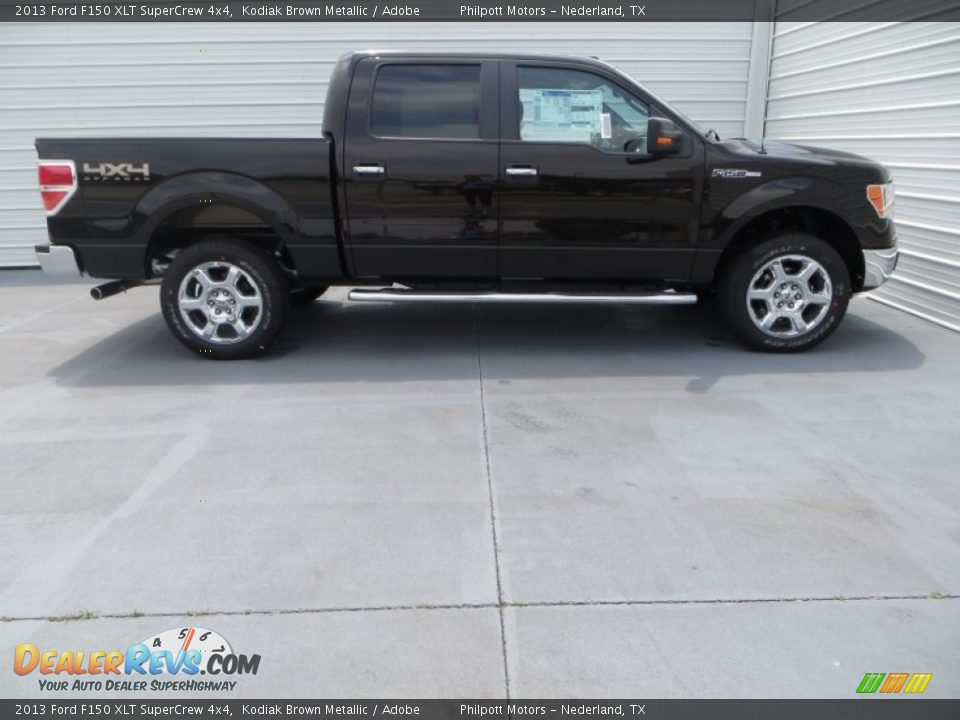 2013 Ford F150 XLT SuperCrew 4x4 Kodiak Brown Metallic / Adobe Photo #3