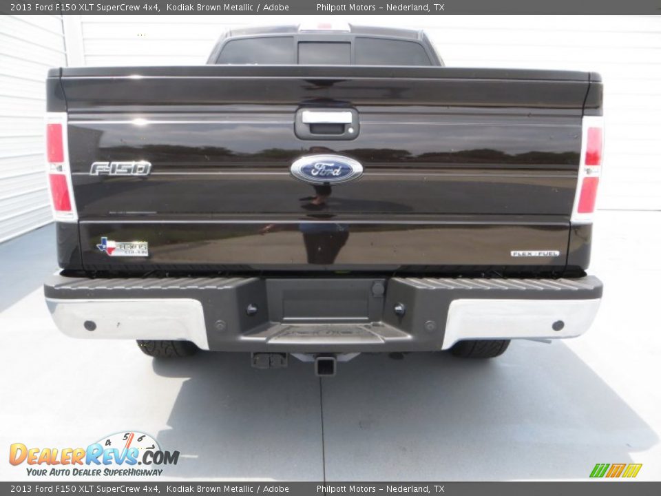 2013 Ford F150 XLT SuperCrew 4x4 Kodiak Brown Metallic / Adobe Photo #5