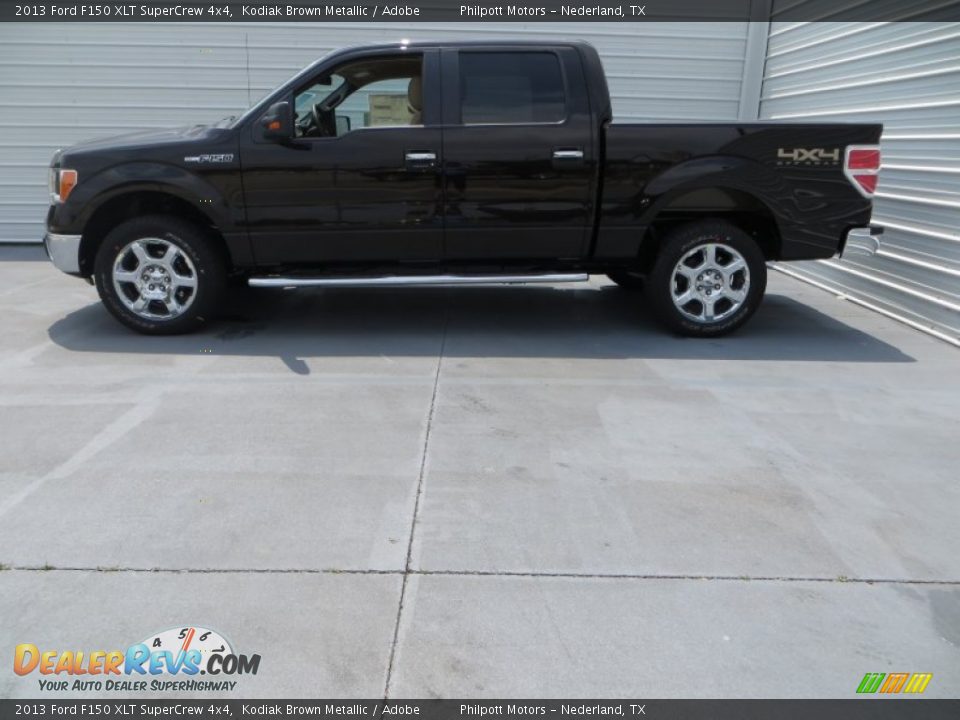 2013 Ford F150 XLT SuperCrew 4x4 Kodiak Brown Metallic / Adobe Photo #12