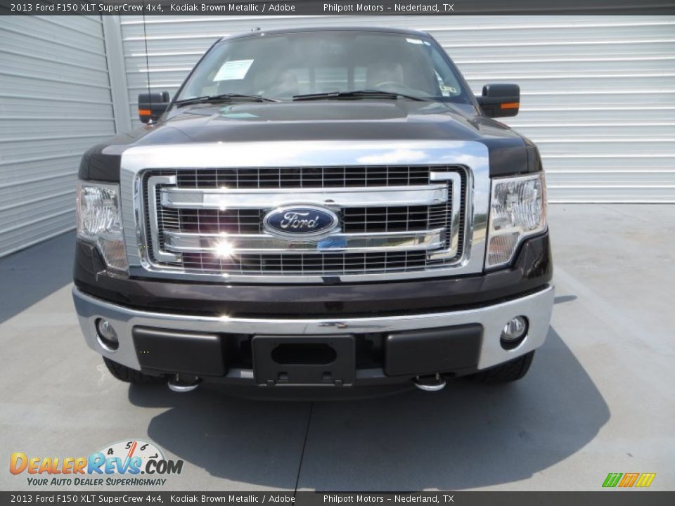 2013 Ford F150 XLT SuperCrew 4x4 Kodiak Brown Metallic / Adobe Photo #14
