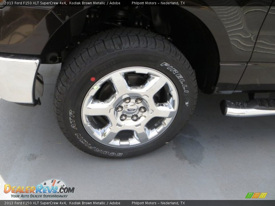 2013 Ford F150 XLT SuperCrew 4x4 Kodiak Brown Metallic / Adobe Photo #17