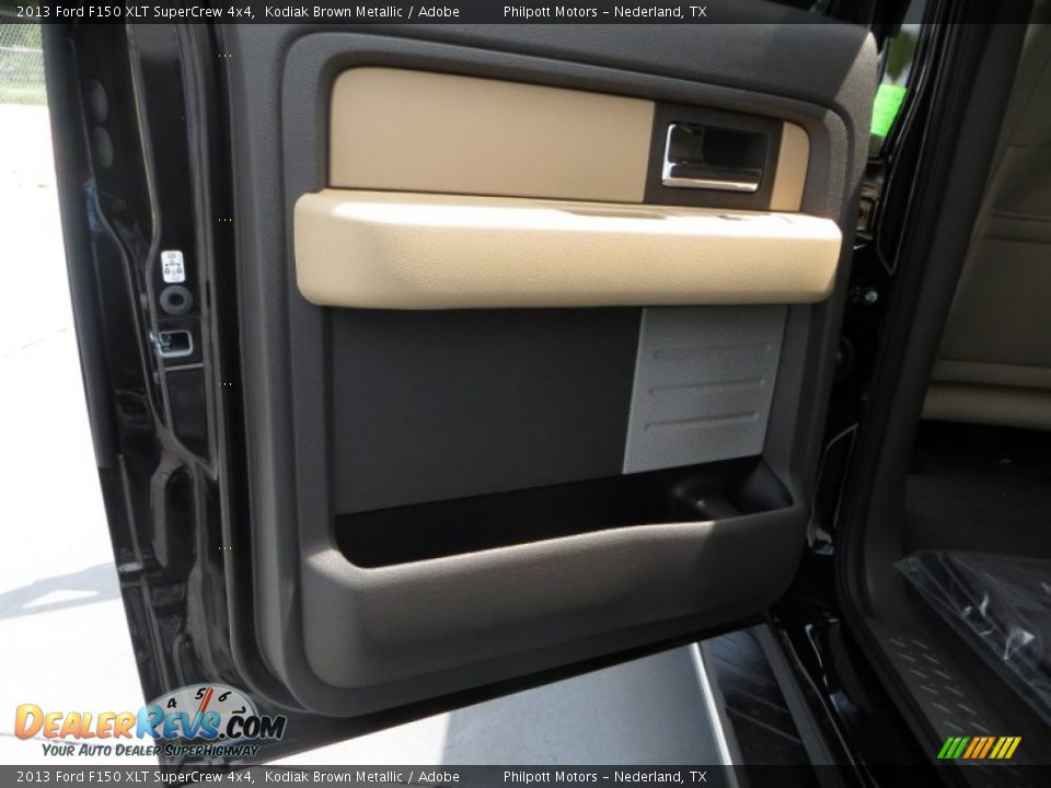 2013 Ford F150 XLT SuperCrew 4x4 Kodiak Brown Metallic / Adobe Photo #24