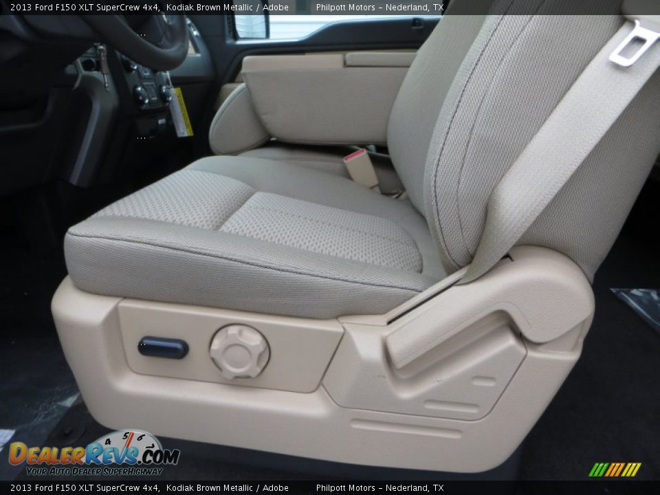 2013 Ford F150 XLT SuperCrew 4x4 Kodiak Brown Metallic / Adobe Photo #28