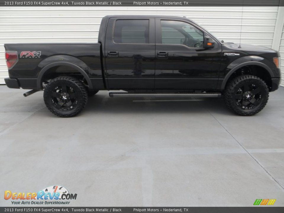 Tuxedo Black Metallic 2013 Ford F150 FX4 SuperCrew 4x4 Photo #3