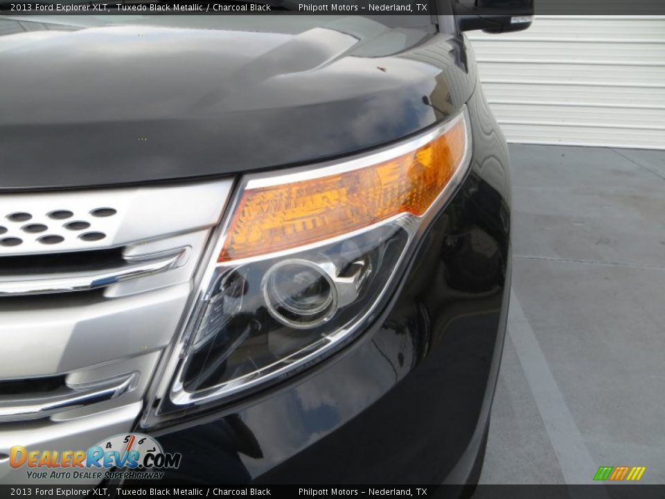 2013 Ford Explorer XLT Tuxedo Black Metallic / Charcoal Black Photo #11
