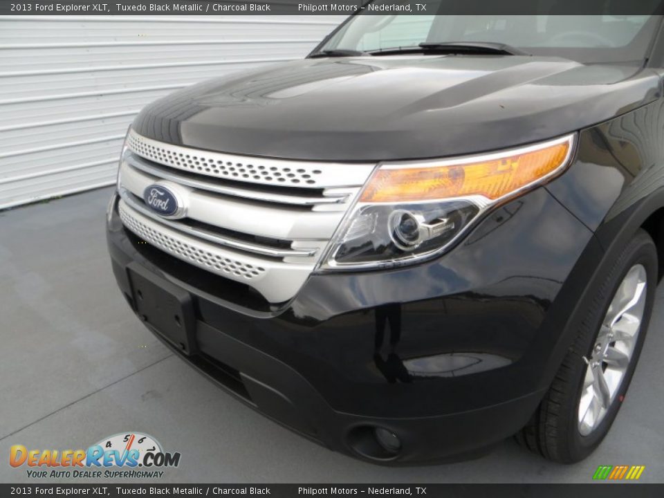 2013 Ford Explorer XLT Tuxedo Black Metallic / Charcoal Black Photo #12