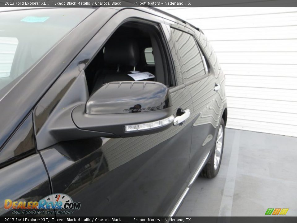 2013 Ford Explorer XLT Tuxedo Black Metallic / Charcoal Black Photo #14