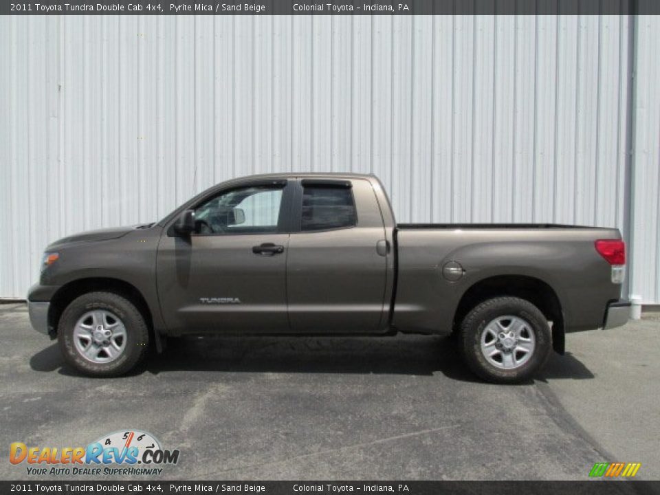 2011 Toyota Tundra Double Cab 4x4 Pyrite Mica / Sand Beige Photo #2