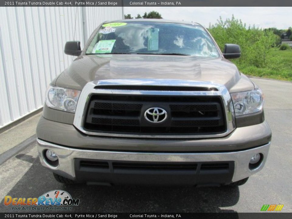 2011 Toyota Tundra Double Cab 4x4 Pyrite Mica / Sand Beige Photo #3
