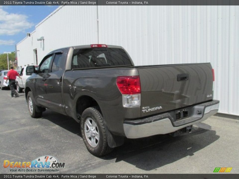 2011 Toyota Tundra Double Cab 4x4 Pyrite Mica / Sand Beige Photo #7