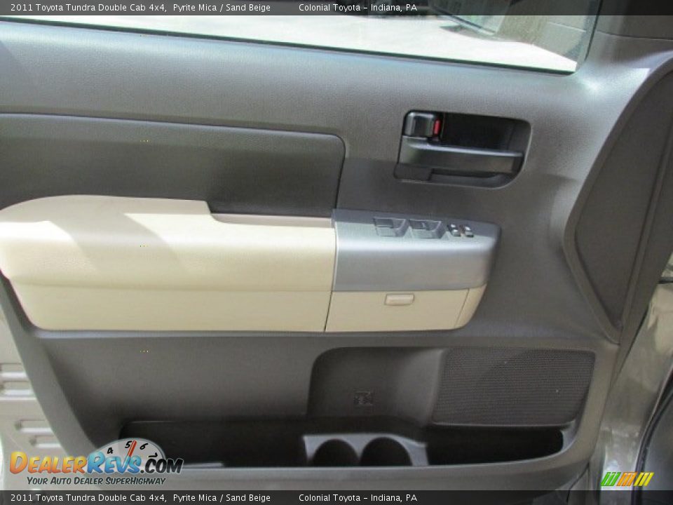 2011 Toyota Tundra Double Cab 4x4 Pyrite Mica / Sand Beige Photo #11