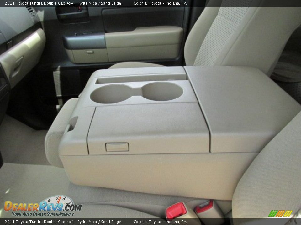 2011 Toyota Tundra Double Cab 4x4 Pyrite Mica / Sand Beige Photo #12