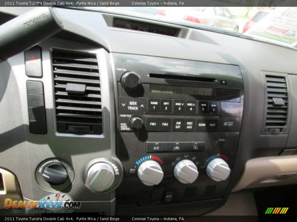 2011 Toyota Tundra Double Cab 4x4 Pyrite Mica / Sand Beige Photo #13
