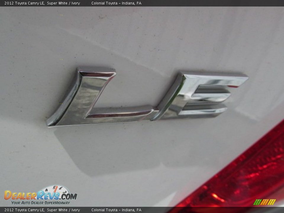 2012 Toyota Camry LE Super White / Ivory Photo #6