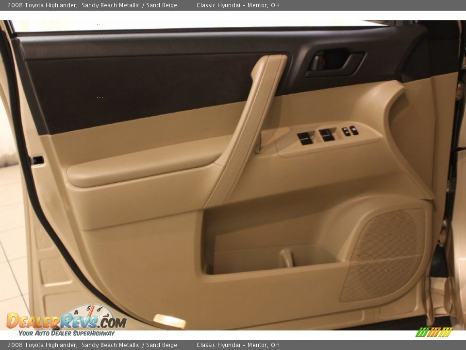 2008 Toyota Highlander Sandy Beach Metallic / Sand Beige Photo #4