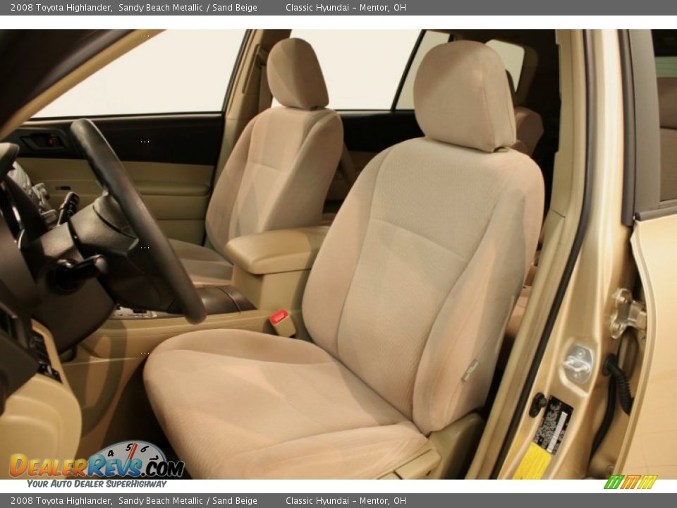 2008 Toyota Highlander Sandy Beach Metallic / Sand Beige Photo #6