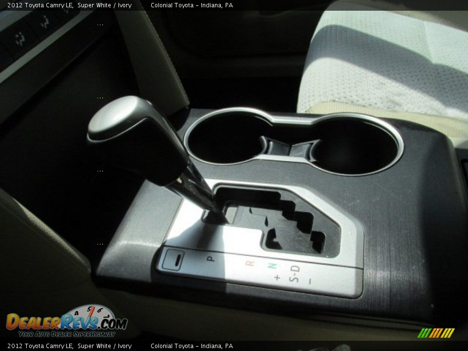 2012 Toyota Camry LE Super White / Ivory Photo #13