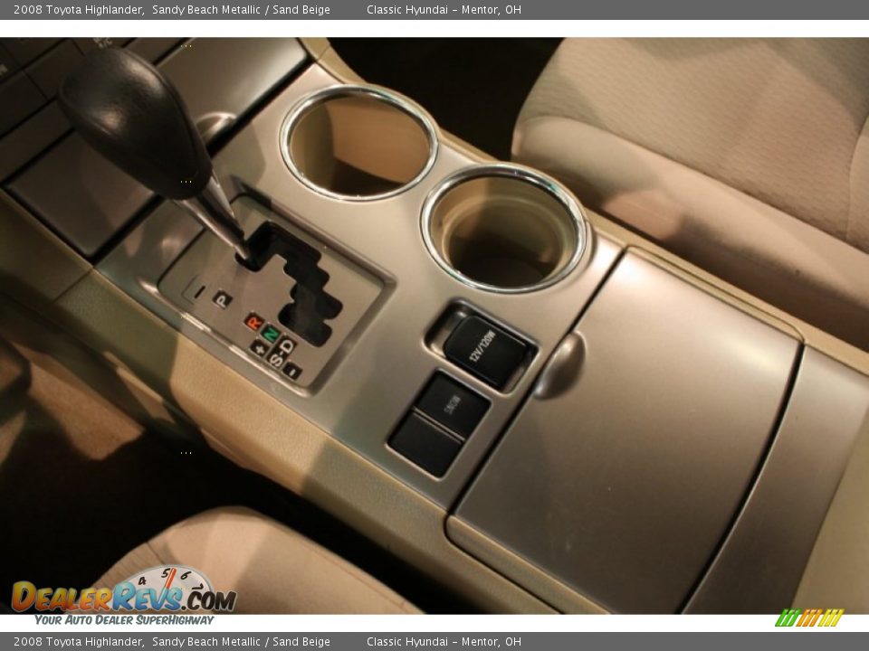 2008 Toyota Highlander Sandy Beach Metallic / Sand Beige Photo #10