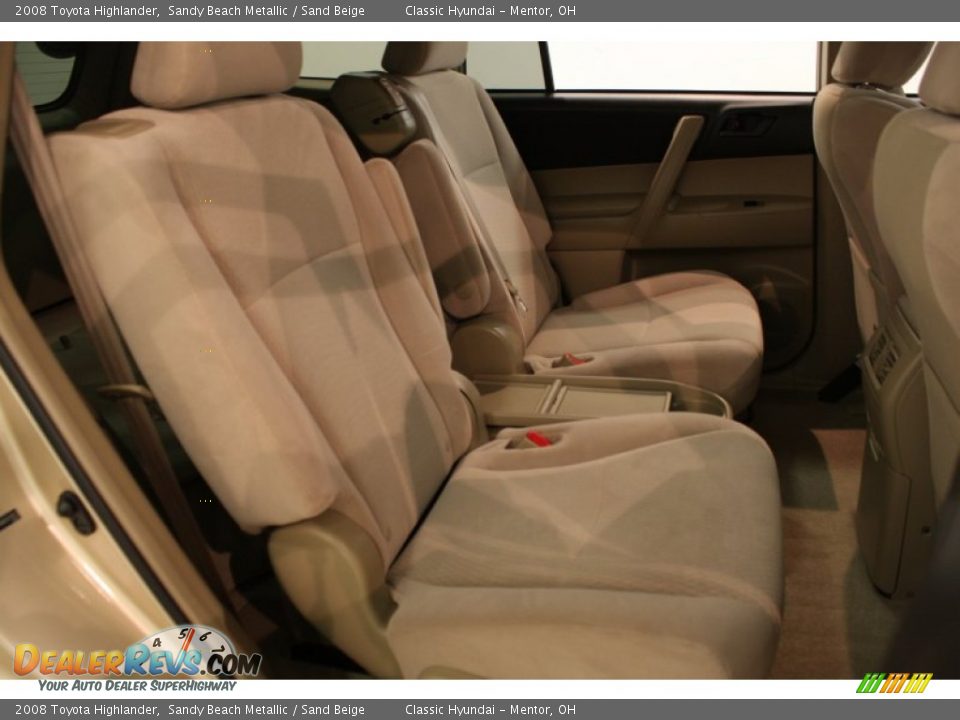 2008 Toyota Highlander Sandy Beach Metallic / Sand Beige Photo #13