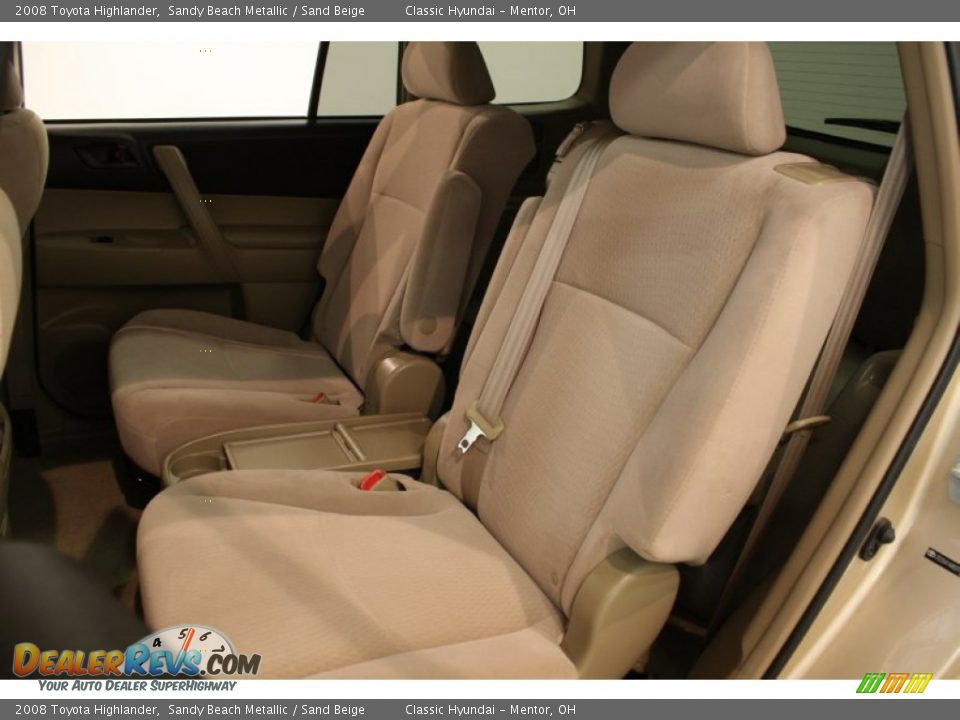 2008 Toyota Highlander Sandy Beach Metallic / Sand Beige Photo #14