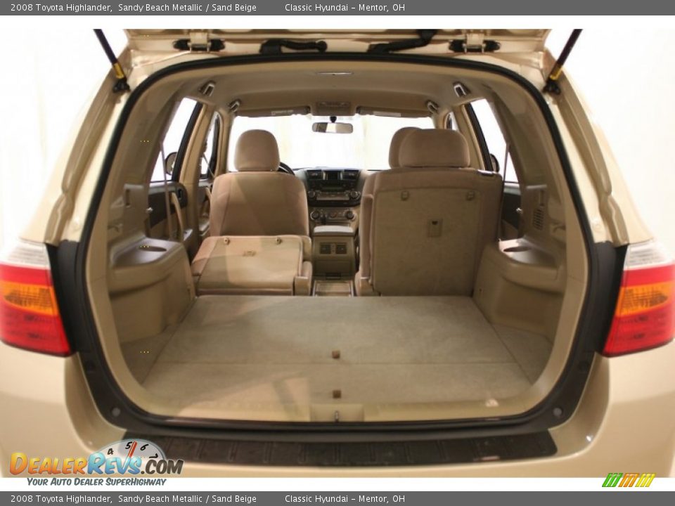 2008 Toyota Highlander Sandy Beach Metallic / Sand Beige Photo #15