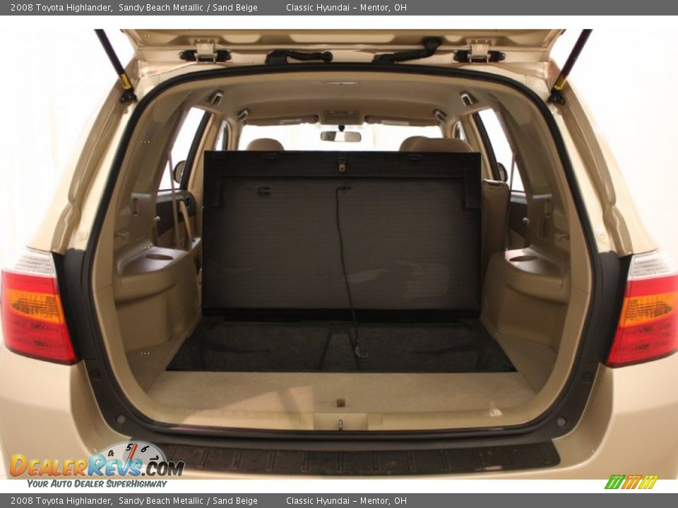 2008 Toyota Highlander Sandy Beach Metallic / Sand Beige Photo #16