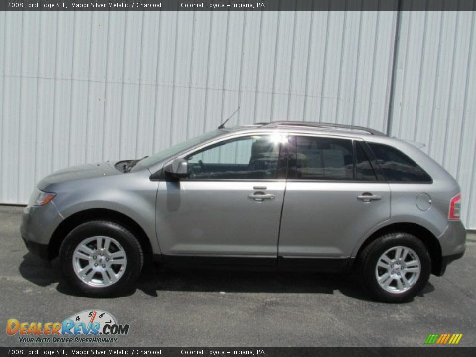 2008 Ford Edge SEL Vapor Silver Metallic / Charcoal Photo #2