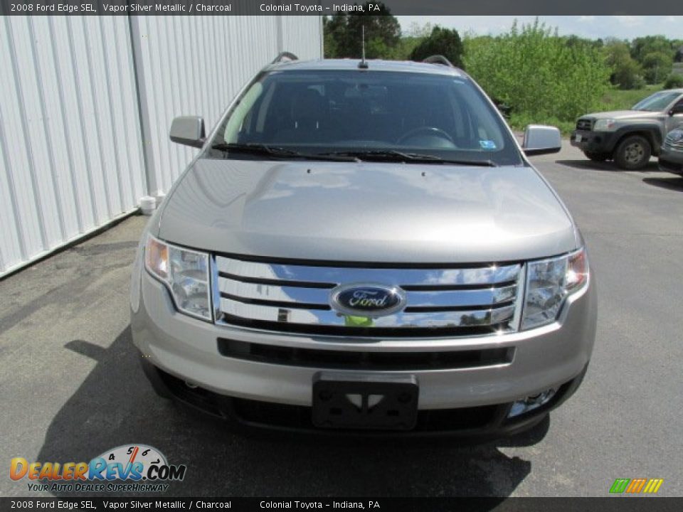 2008 Ford Edge SEL Vapor Silver Metallic / Charcoal Photo #4