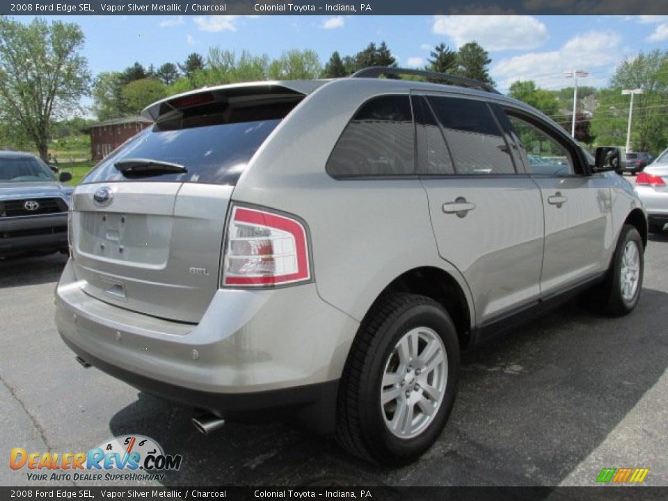 2008 Ford Edge SEL Vapor Silver Metallic / Charcoal Photo #6