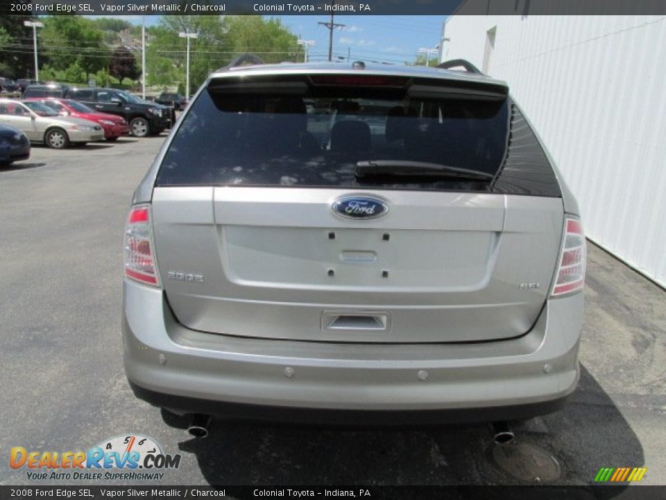 2008 Ford Edge SEL Vapor Silver Metallic / Charcoal Photo #7