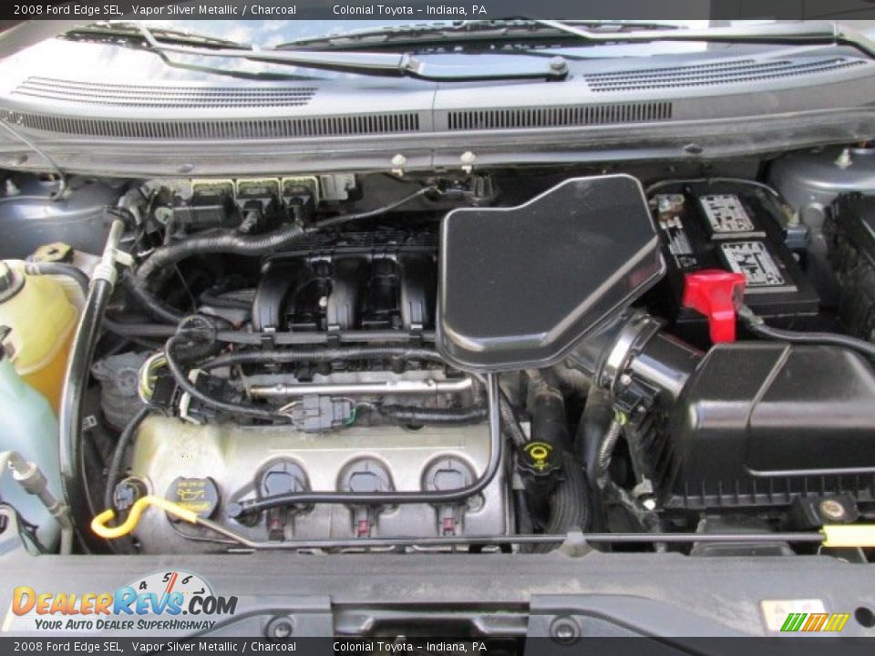2008 Ford Edge SEL Vapor Silver Metallic / Charcoal Photo #8