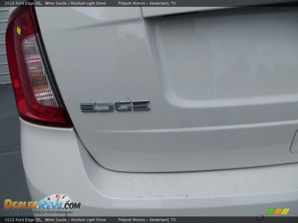 2013 Ford Edge SEL White Suede / Medium Light Stone Photo #6