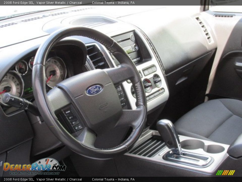 2008 Ford Edge SEL Vapor Silver Metallic / Charcoal Photo #9