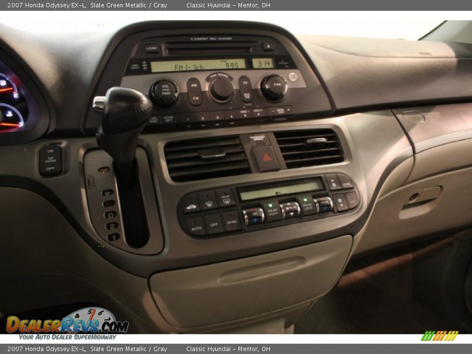 2007 Honda Odyssey EX-L Slate Green Metallic / Gray Photo #9