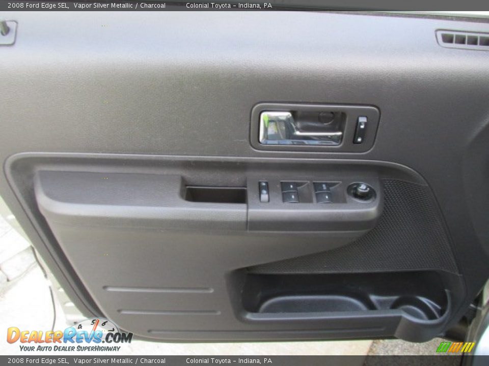 2008 Ford Edge SEL Vapor Silver Metallic / Charcoal Photo #12