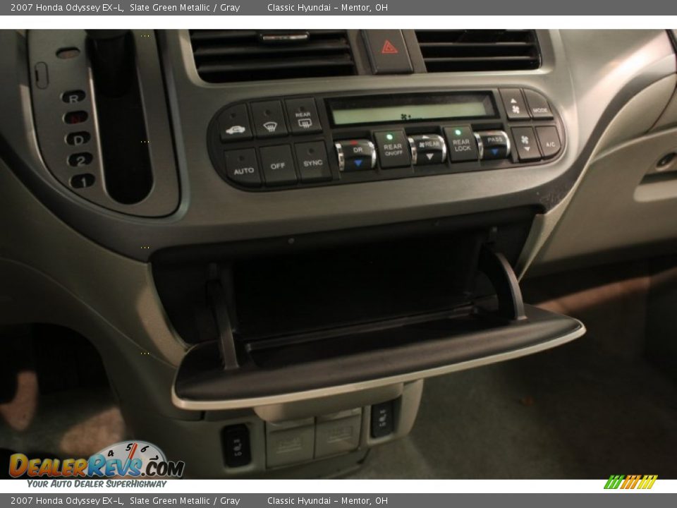 2007 Honda Odyssey EX-L Slate Green Metallic / Gray Photo #10