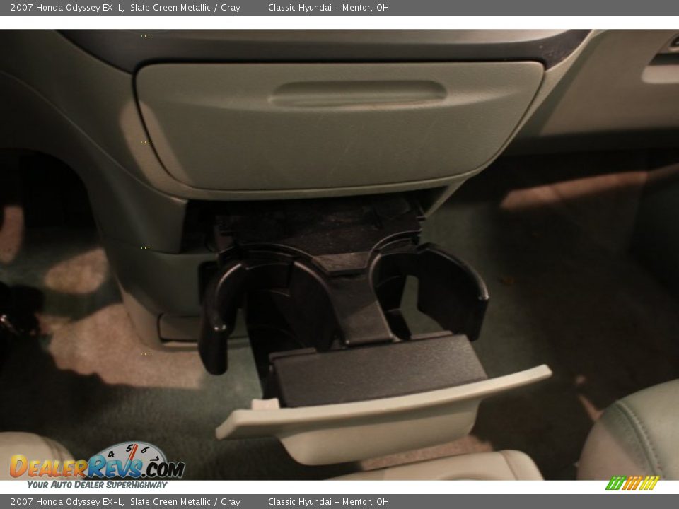 2007 Honda Odyssey EX-L Slate Green Metallic / Gray Photo #11