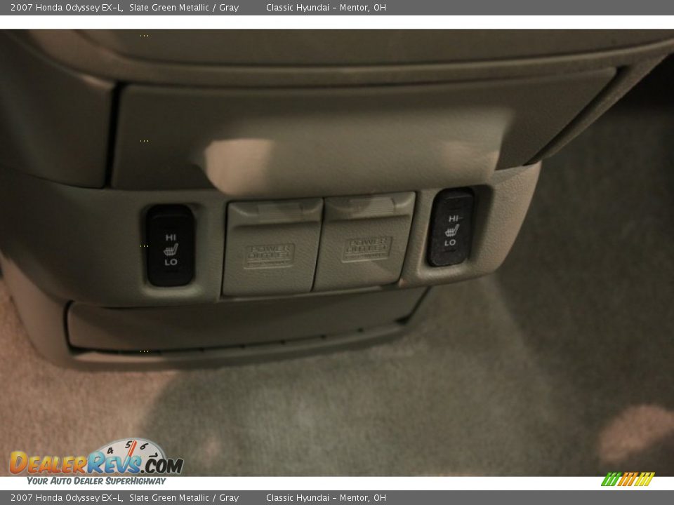 2007 Honda Odyssey EX-L Slate Green Metallic / Gray Photo #12