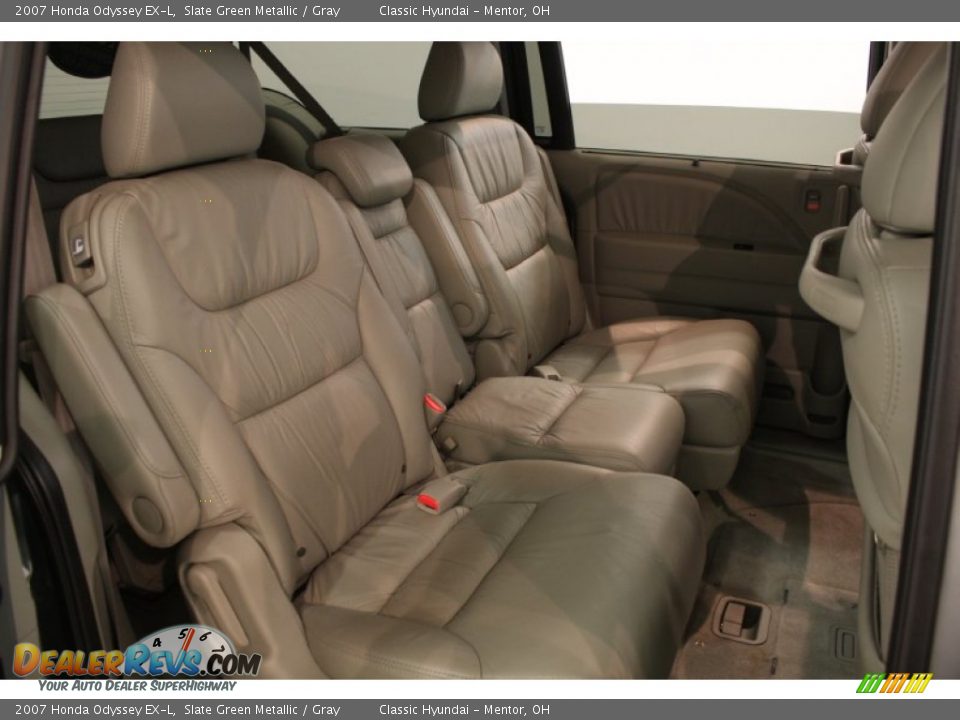 2007 Honda Odyssey EX-L Slate Green Metallic / Gray Photo #15