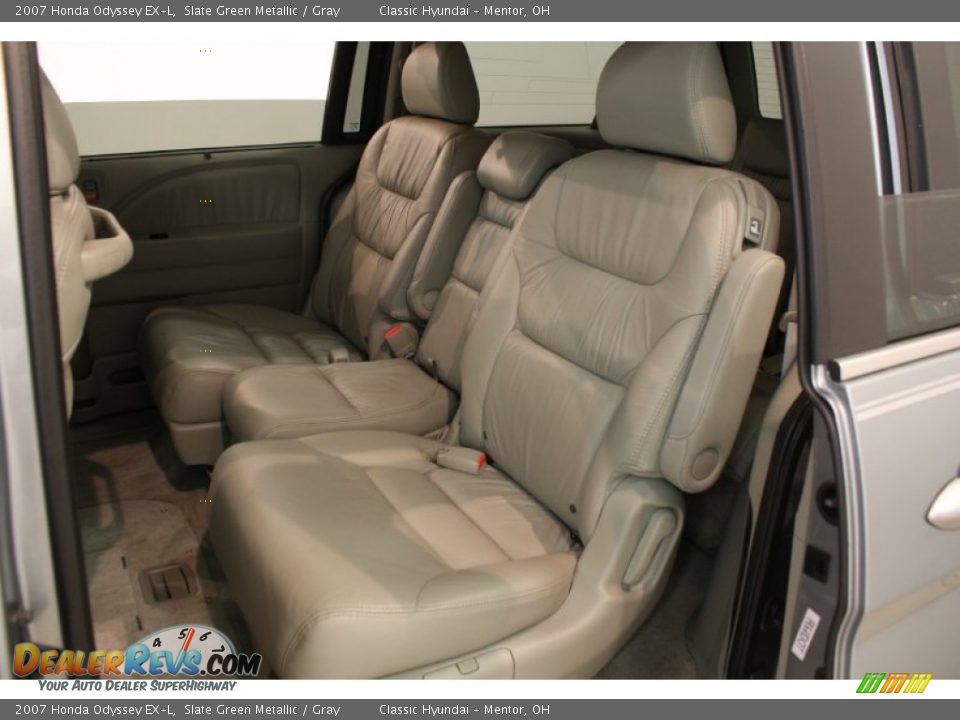 2007 Honda Odyssey EX-L Slate Green Metallic / Gray Photo #16