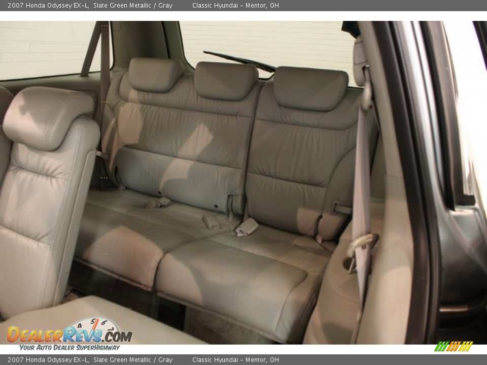 2007 Honda Odyssey EX-L Slate Green Metallic / Gray Photo #17