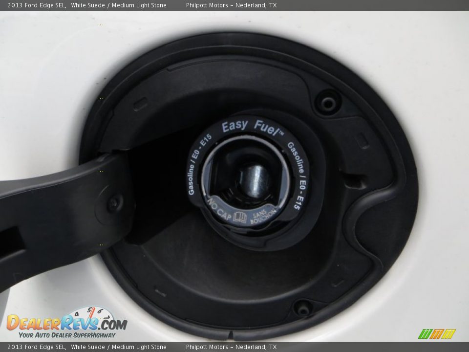 2013 Ford Edge SEL White Suede / Medium Light Stone Photo #17