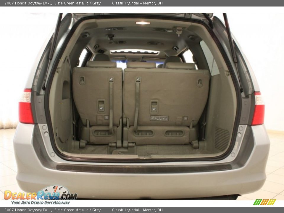 2007 Honda Odyssey EX-L Slate Green Metallic / Gray Photo #18