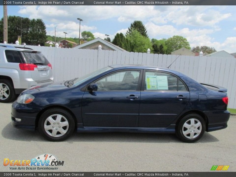 2006 Toyota Corolla S Indigo Ink Pearl / Dark Charcoal Photo #2