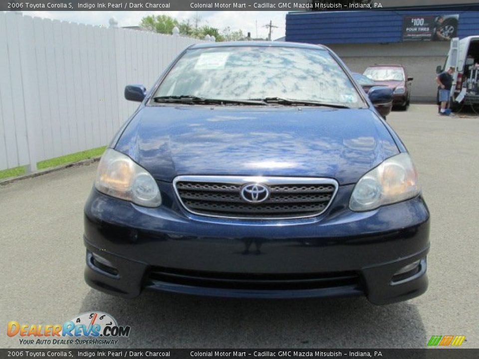 2006 Toyota Corolla S Indigo Ink Pearl / Dark Charcoal Photo #4