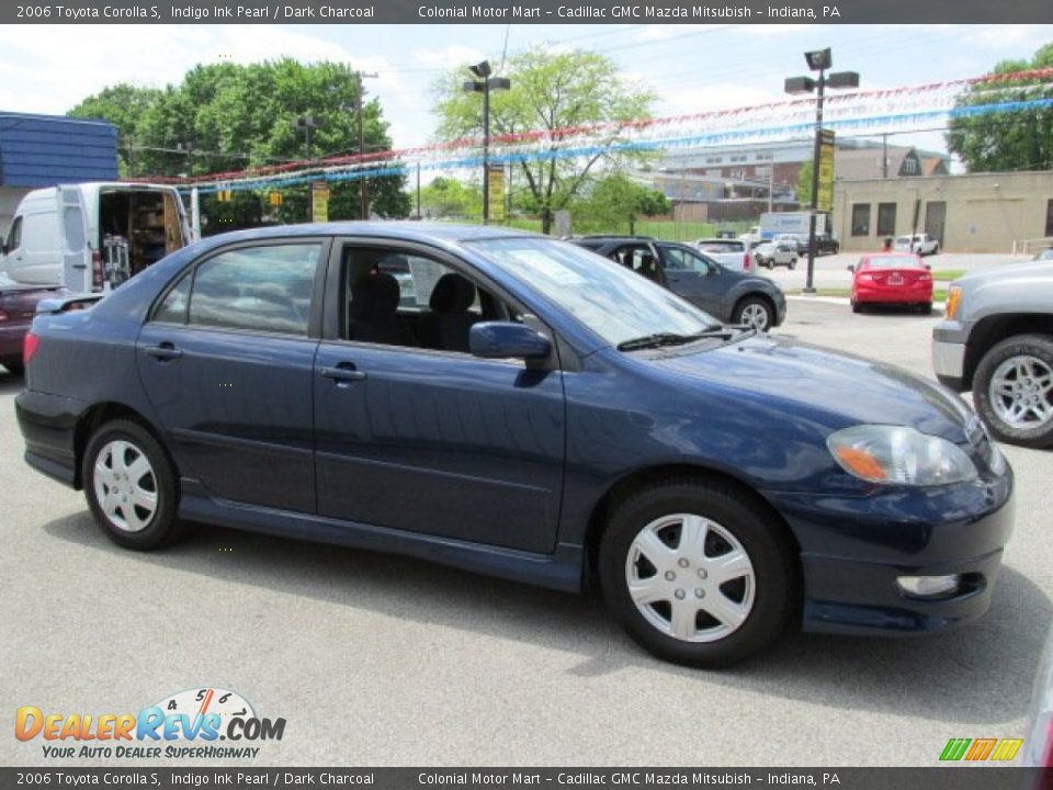 2006 Toyota Corolla S Indigo Ink Pearl / Dark Charcoal Photo #5
