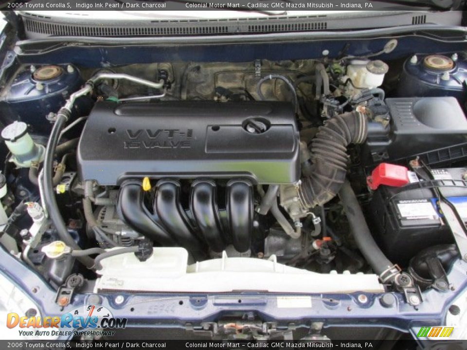 2006 Toyota Corolla S Indigo Ink Pearl / Dark Charcoal Photo #8