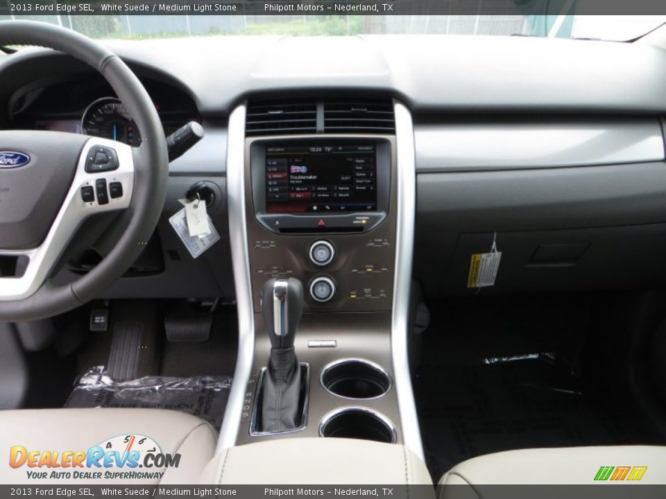 2013 Ford Edge SEL White Suede / Medium Light Stone Photo #27