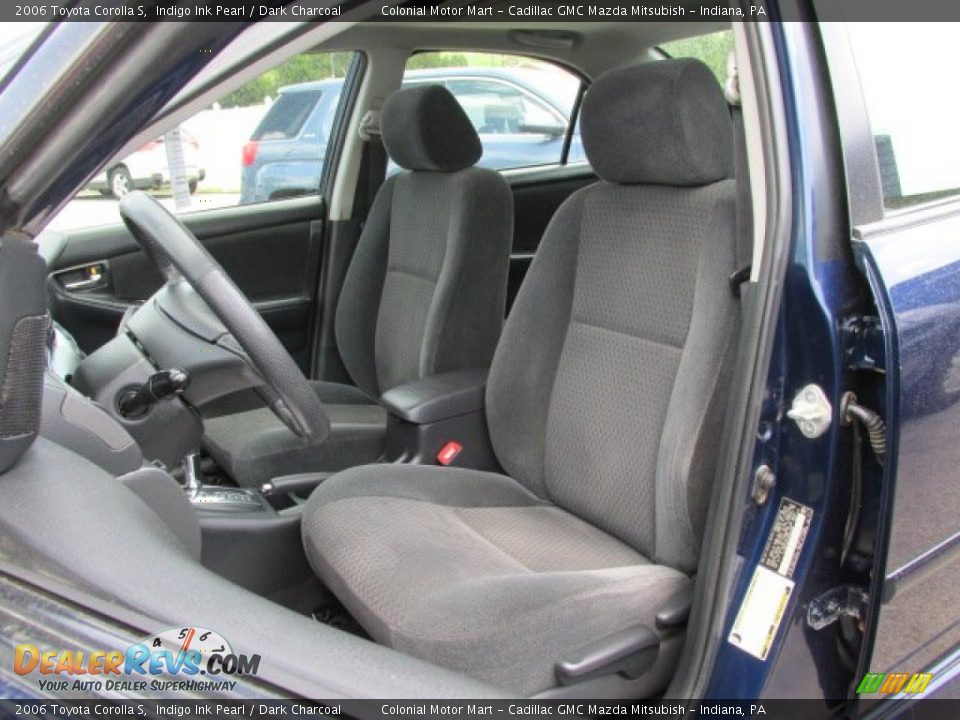 2006 Toyota Corolla S Indigo Ink Pearl / Dark Charcoal Photo #10
