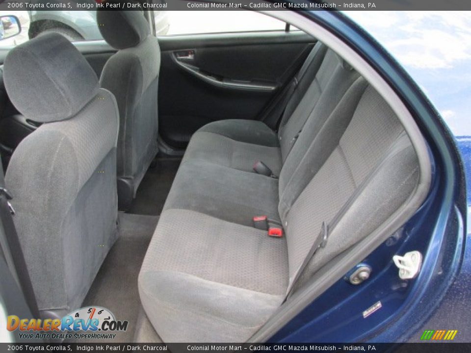2006 Toyota Corolla S Indigo Ink Pearl / Dark Charcoal Photo #11